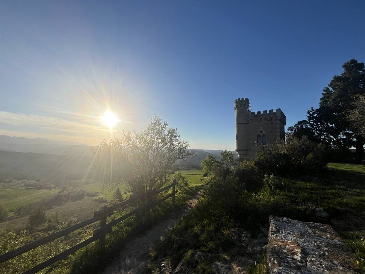 Sonnenuntergang in Rennes-le-Château