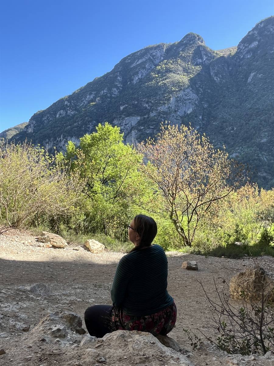 Meditation an den Grotten von Ussat